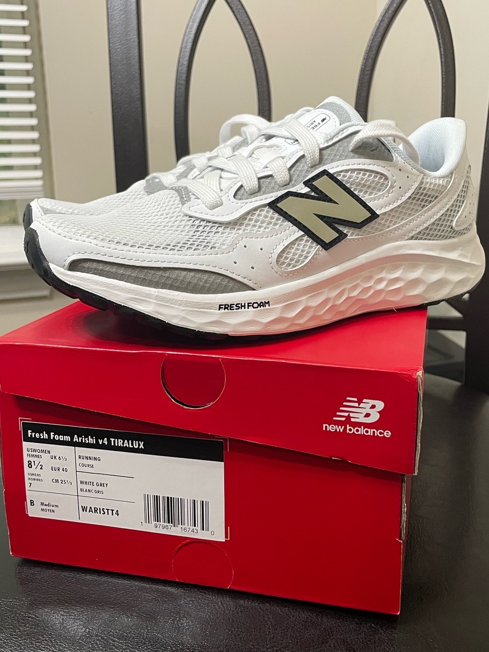 Like-New New Balance Fresh Foam Arishi v4 TIRALUX Running Shoes Size 8.5 Women’s